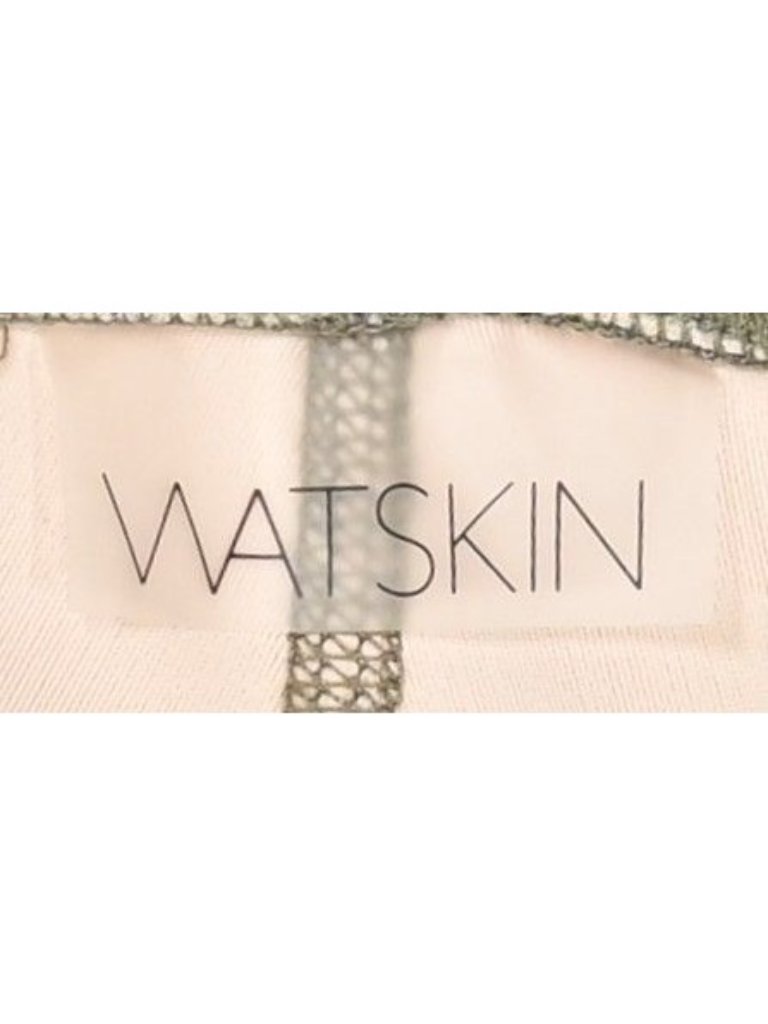 Watskin Tennis Mini Skirt In Green Camo — image 4 of 5